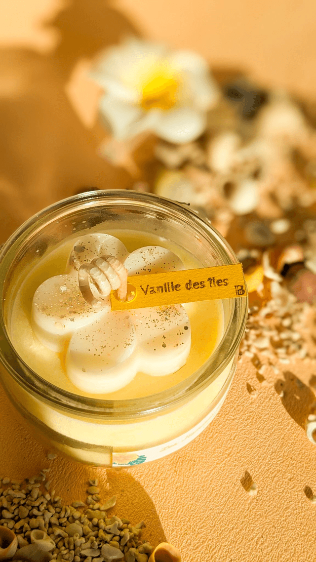 Bougie Solaire, Vanille des Îles 💛