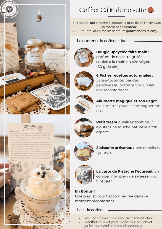 Coffret rituel gourmand - Câlin de noisette 🌰