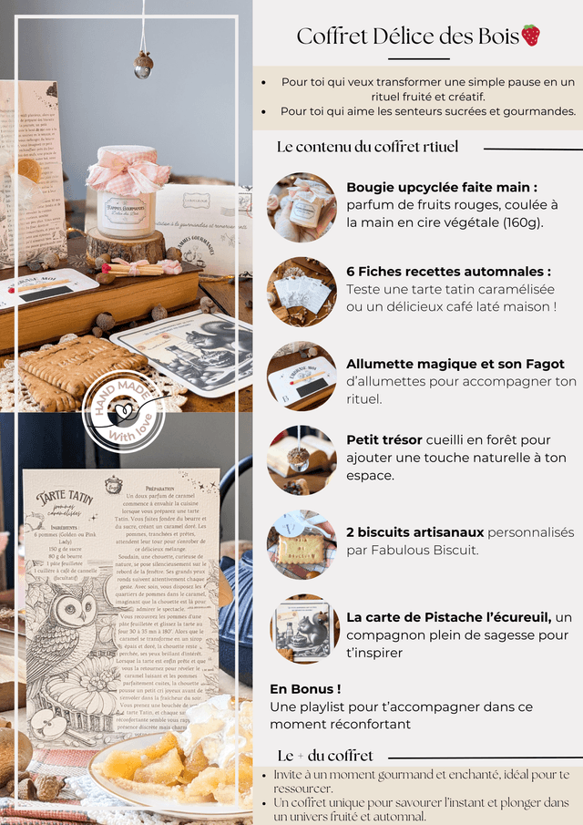 Coffret rituel gourmand- Délice des bois 🍓